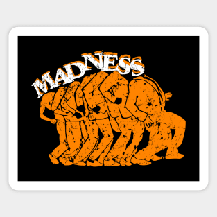 Vintage Madness - Distressed Orange Sticker